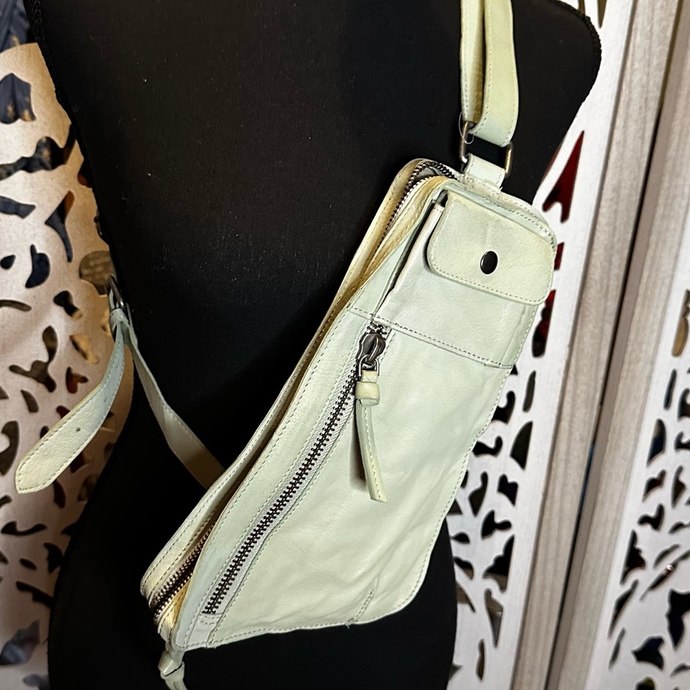 Free People Jagger Sea Foam Green Sling Bag